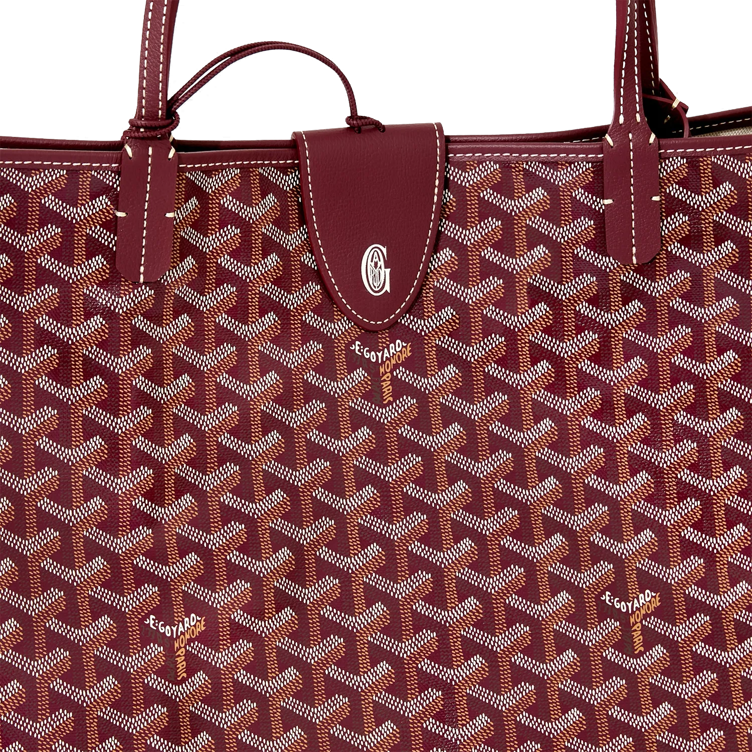 Goyard Saint Louis GM Tote Bag Burgundy