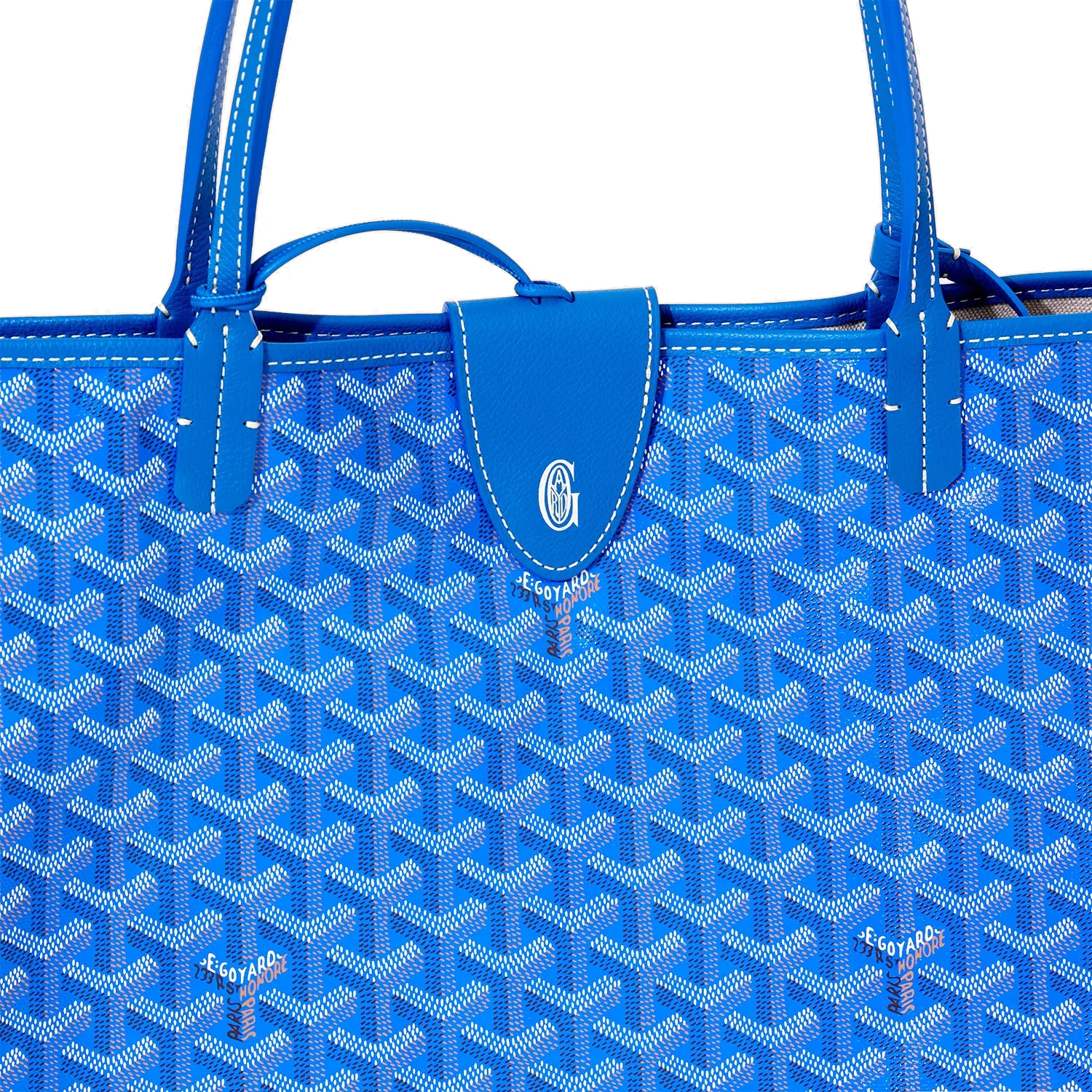Goyard Saint Louis GM Tote Bag Blue
