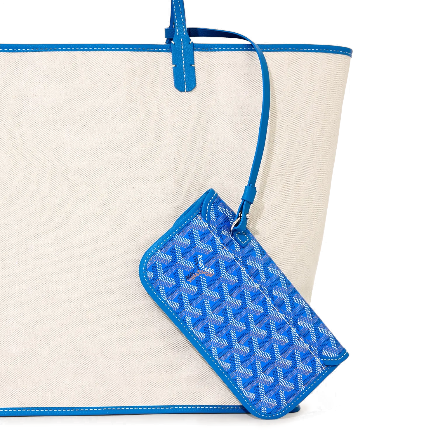 Goyard Saint Louis GM Tote Bag Blue