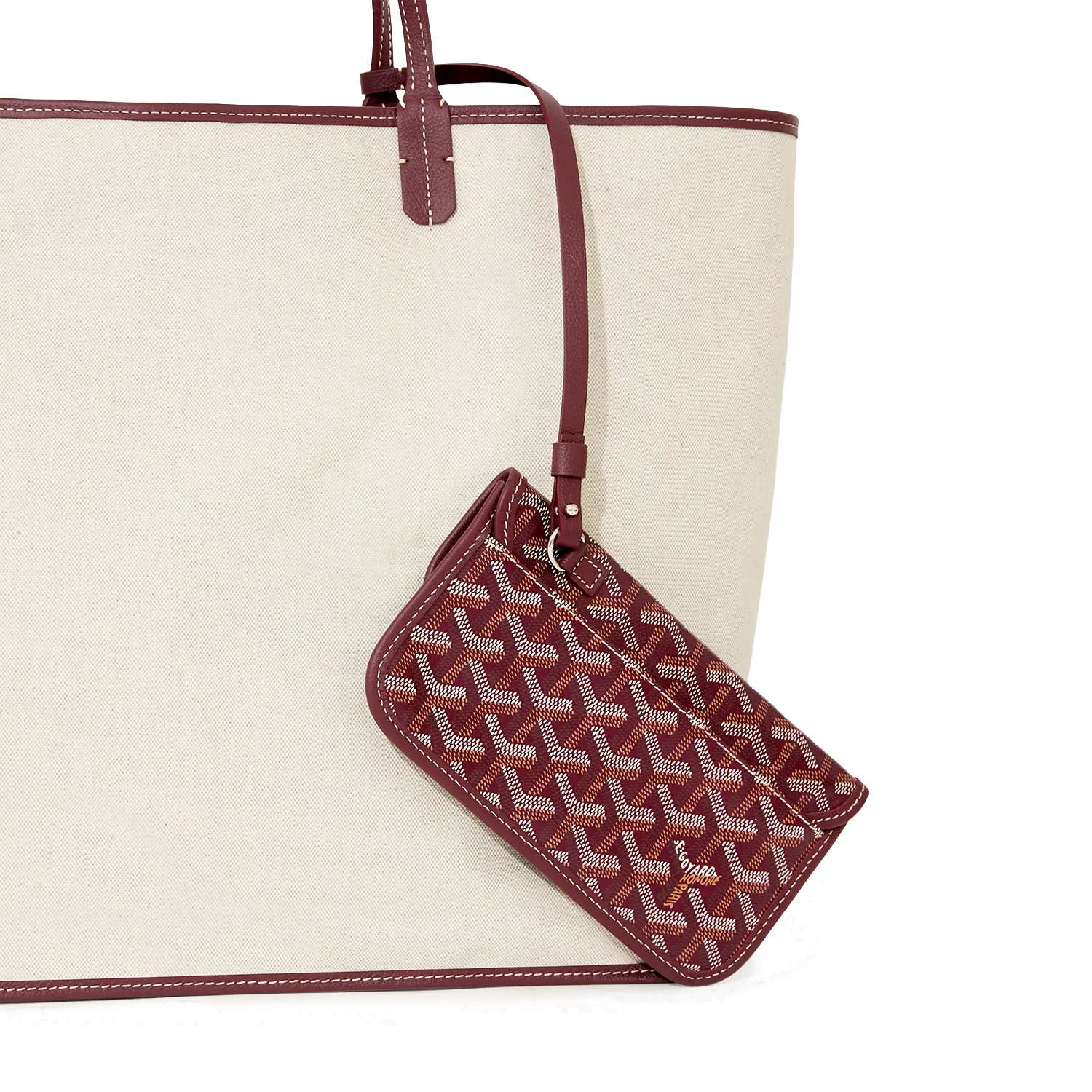 Goyard Saint Louis GM Tote Bag Burgundy