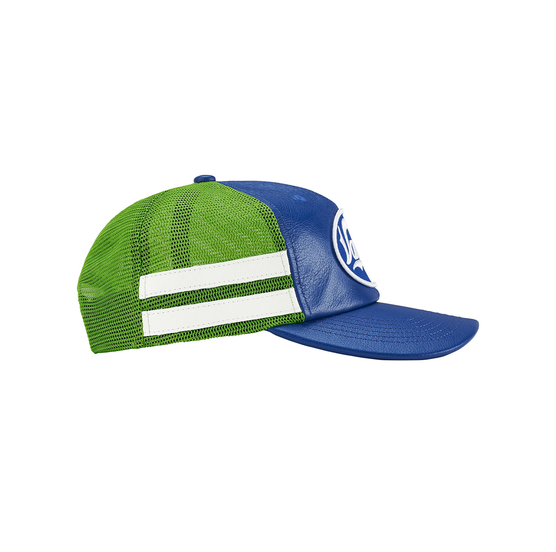 Supreme Vanson Leathers Mesh Back 6-Panel Blue