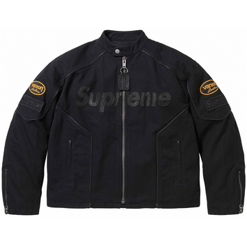 Supreme Vanson Leathers Cordura Cotton Jacket Black