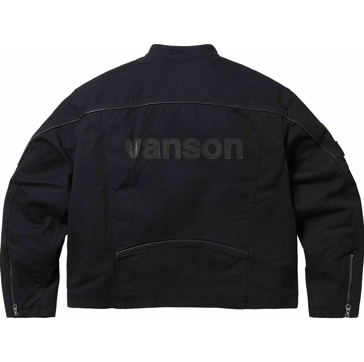 Supreme Vanson Leathers Cordura Cotton Jacket Black