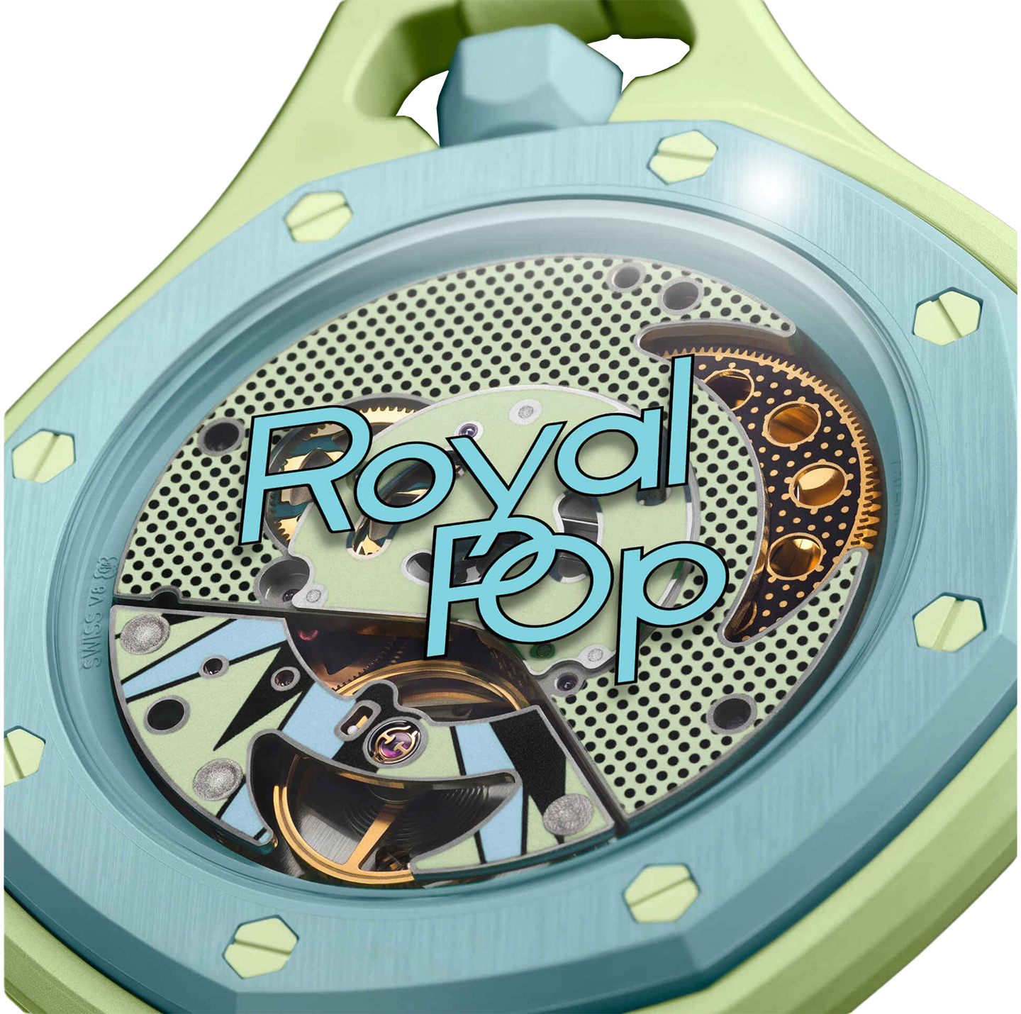 Swatch x Audemars Piguet Bioceramic Royal Pop 'Blaue Acht' (SSX03L101N)