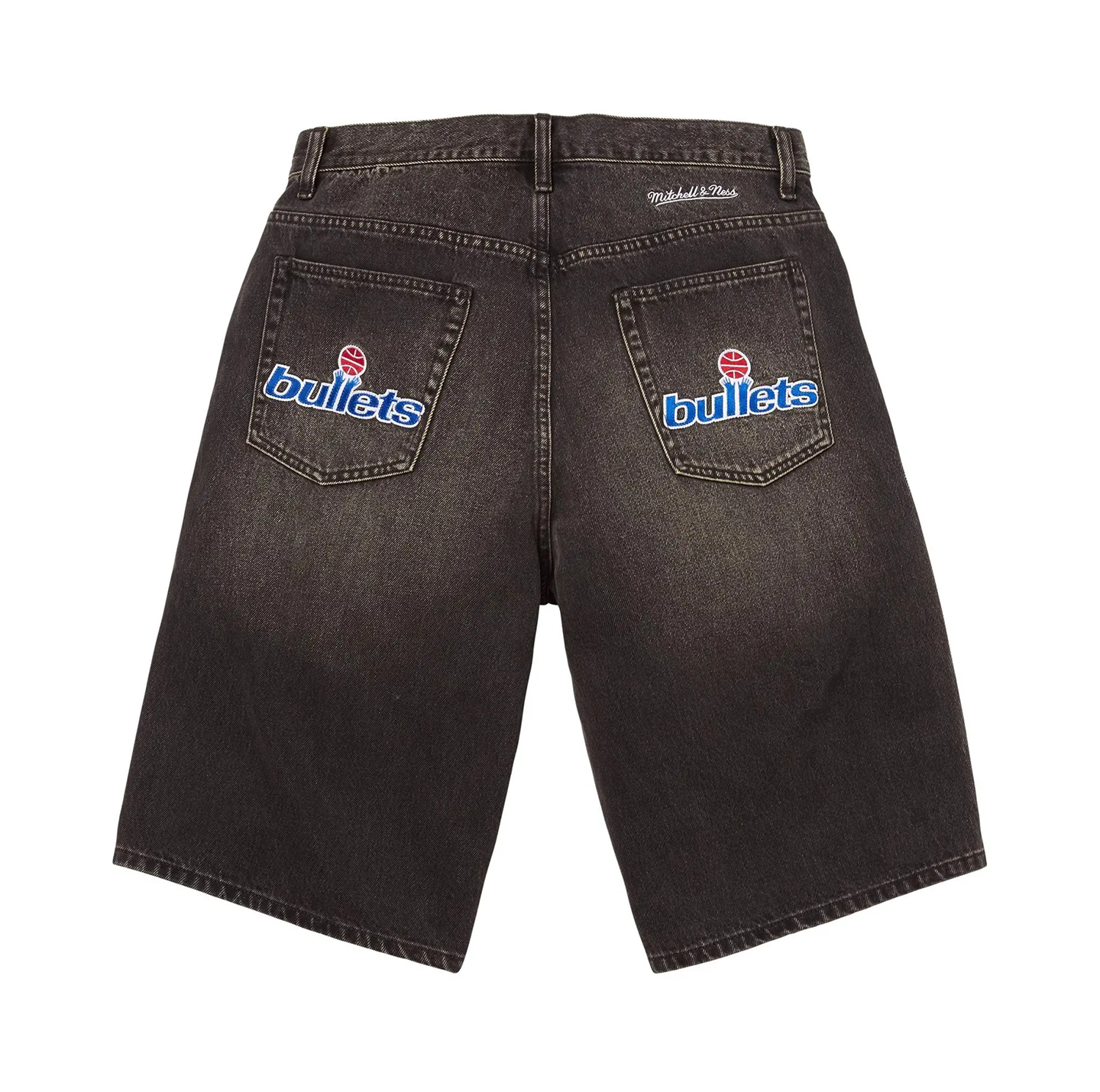 Supreme Mitchell & Ness Washington Bullets Baggy Denim Short 'Black'